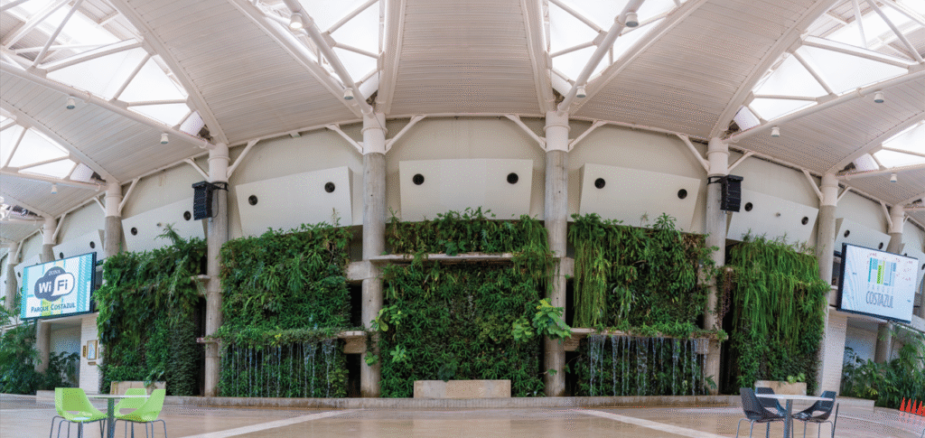 Jardín Vertical en Centro Comercial Costa Azul, Isla de Margarita